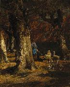 Charles Jacque, The Old Forest